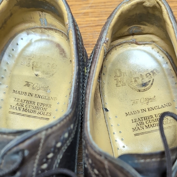 Dr Martens 3989 Leather Brogue Derbys - Picture 6 of 11
